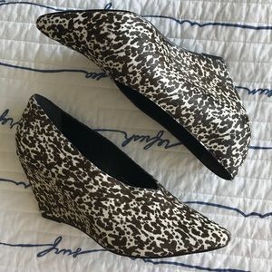 PIED JUSTE Calf Skin Leather Wedge NEW!